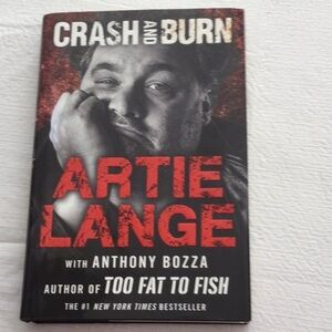 Crash and Burn by Artie Lange - Black and Red Cover